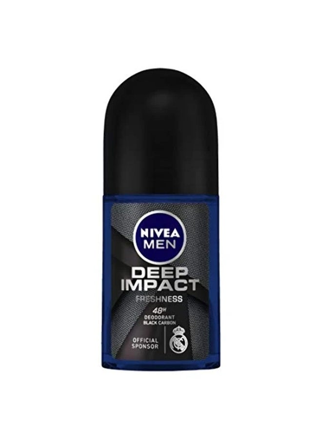 NIVEA Deodorant Roll-On Combo, Whitening Smooth Skin, Pearl & Beauty, Deep Impact, 50 Ml Each Deodorant Roll-on - For Men & Women (150 ml, Pack of 3) - Image 2